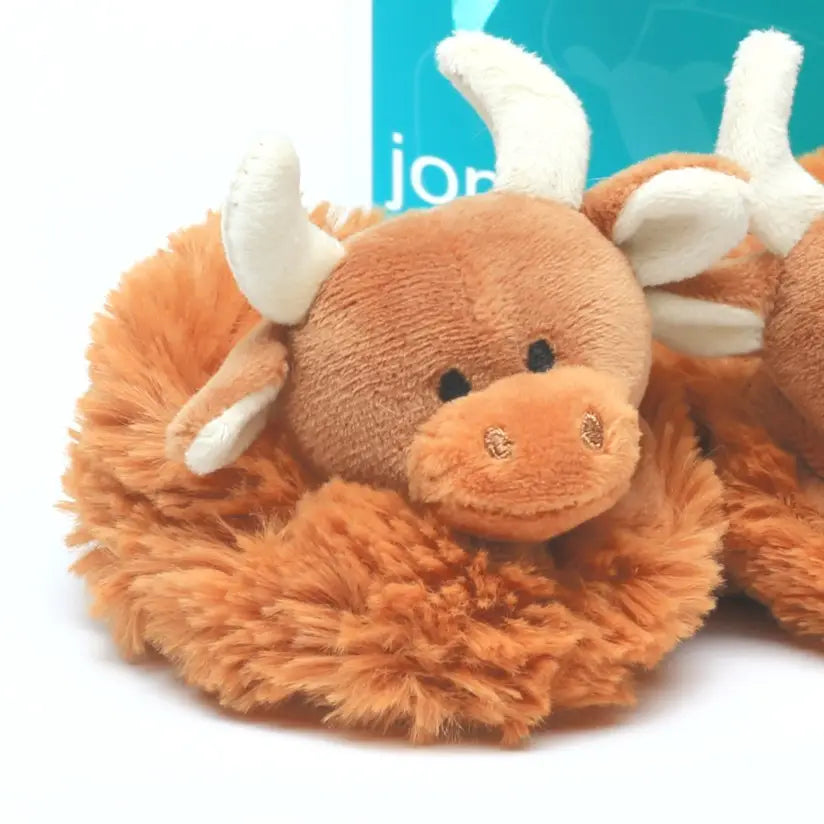 Highland Cow Plush Slipper Shoes Jomanda