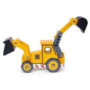 Back Hoe Digger Wooden Toy Mentari