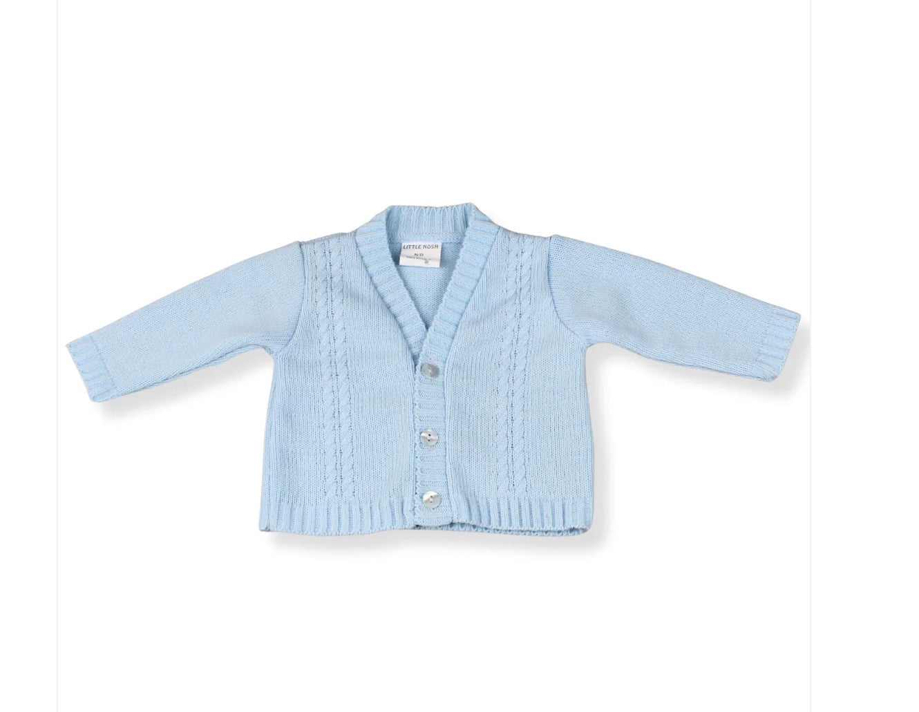 Traditional Baby Blue Cardigan  Little Nosh