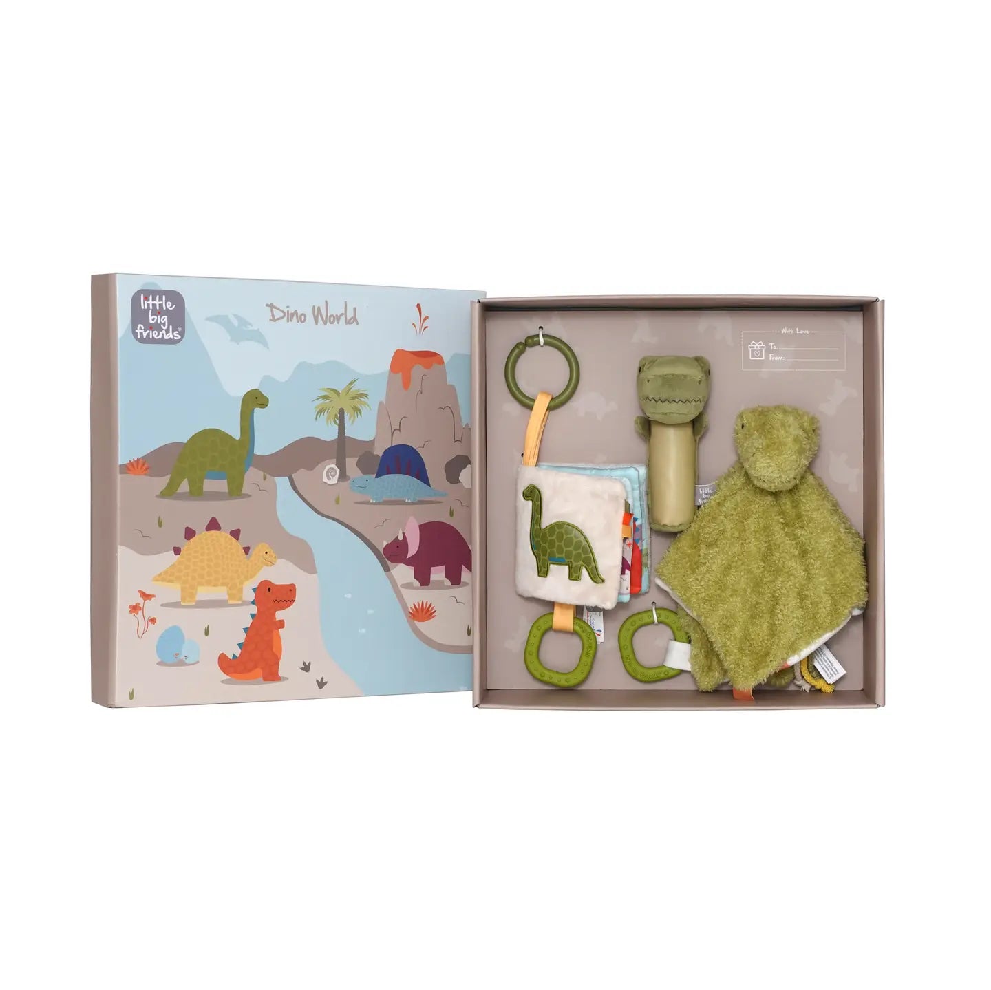 Little Big Friends Baby Gift Box - Dino Friends