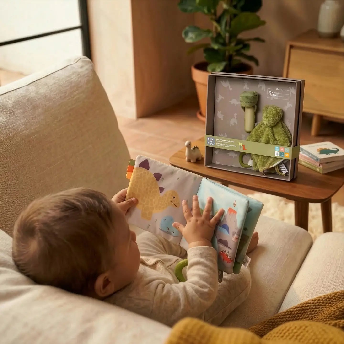 Little Big Friends Baby Gift Box - Dino Friends
