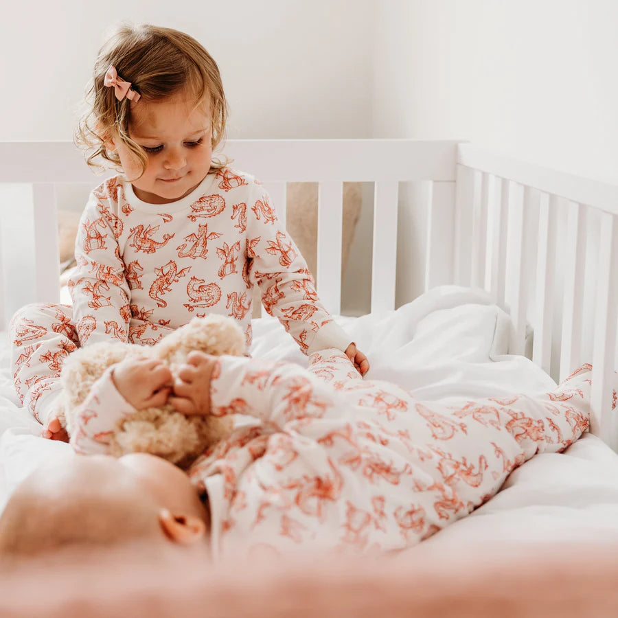Dragon Print Pyjamas Fox & Lottie