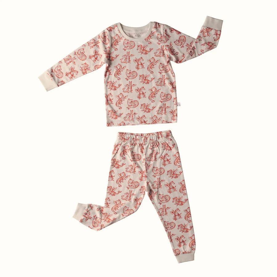 Dragon Print Pyjamas Fox & Lottie