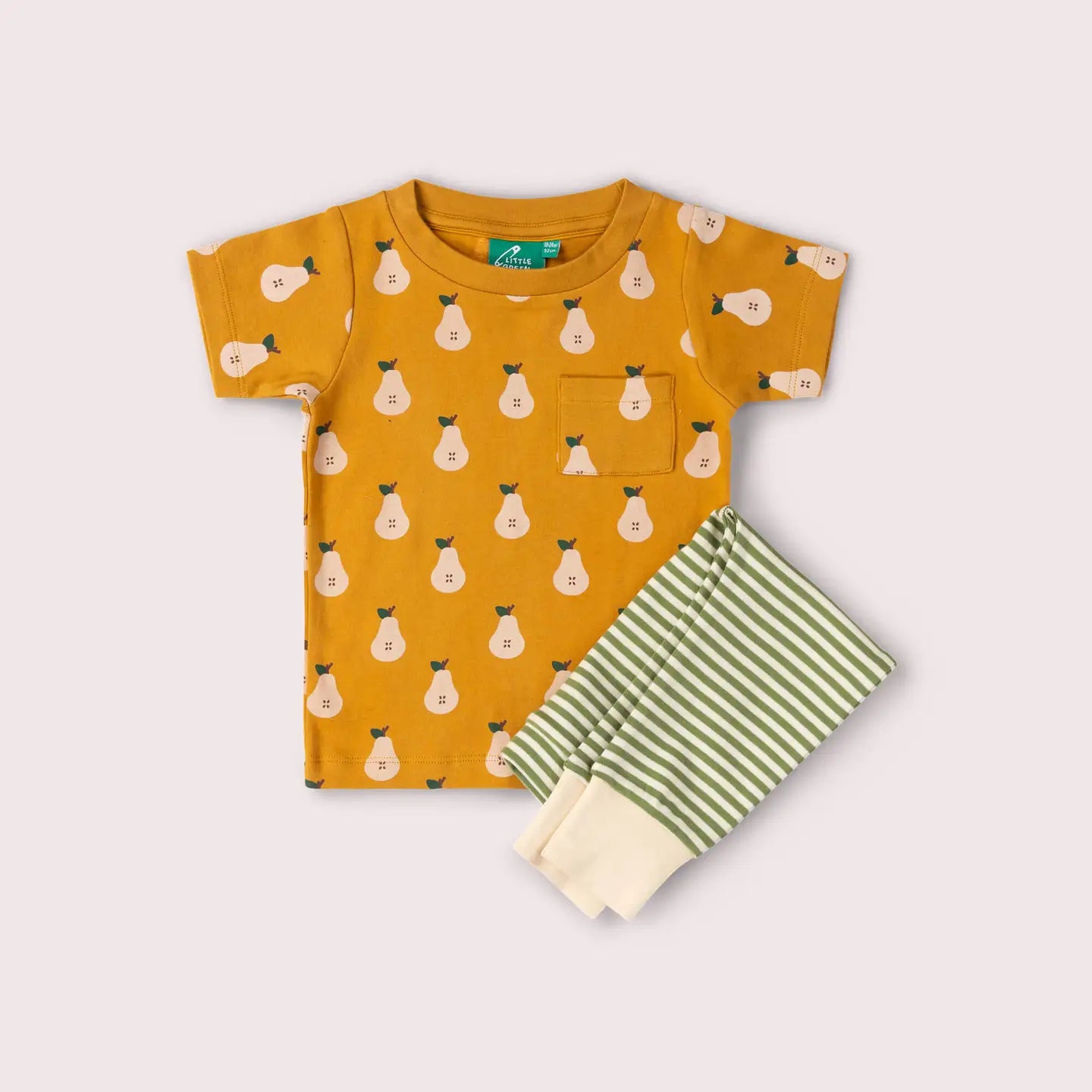 Summer Pears T-Shirt & Jogger Play Set Little Green Radicals