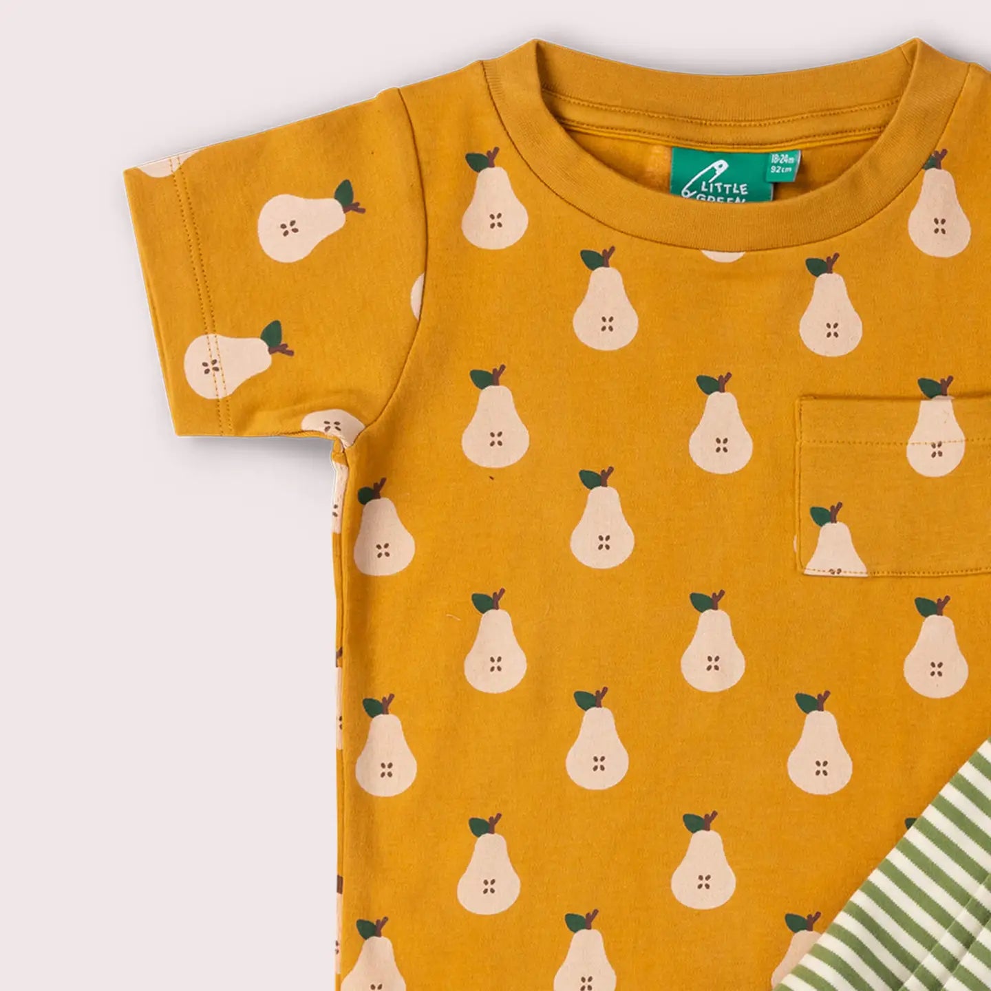 Summer Pears T-Shirt & Jogger Play Set Little Green Radicals