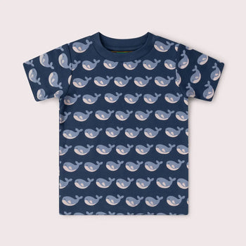 Singing Whales Short Sleeve T-shirt Little Green Radicals