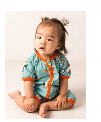 Kenzie the Puffin Summer Romper Blade & Rose