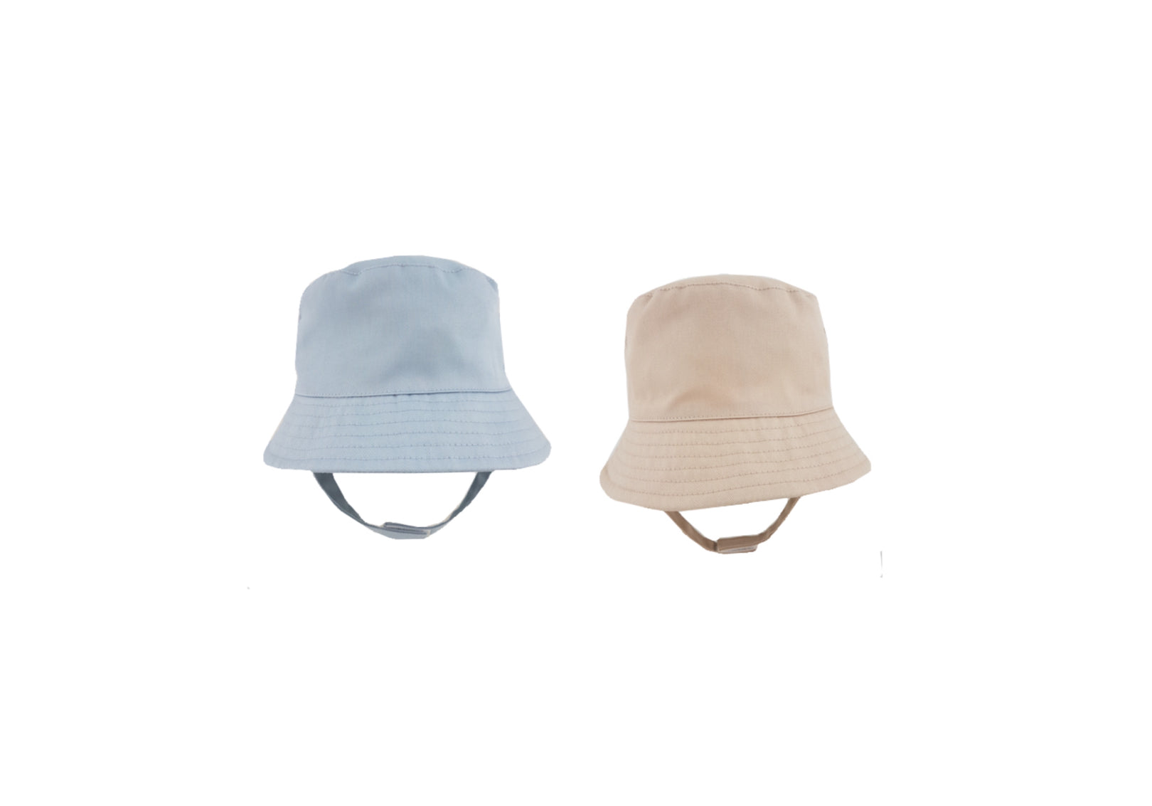 Bucket Hat with Chin Strap Biscuit or Slate