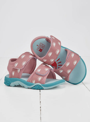 Kids Rose Colour-Changing Sandals Grass & Air