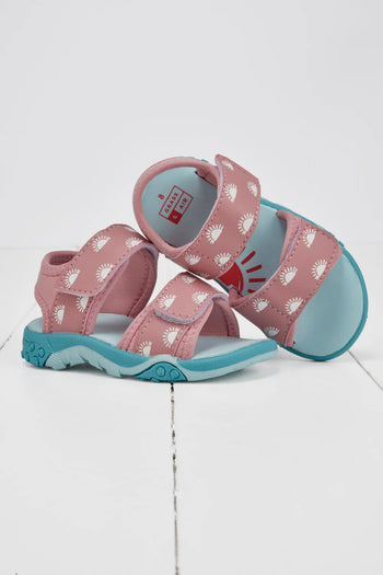 Kids Rose Colour-Changing Sandals Grass & Air