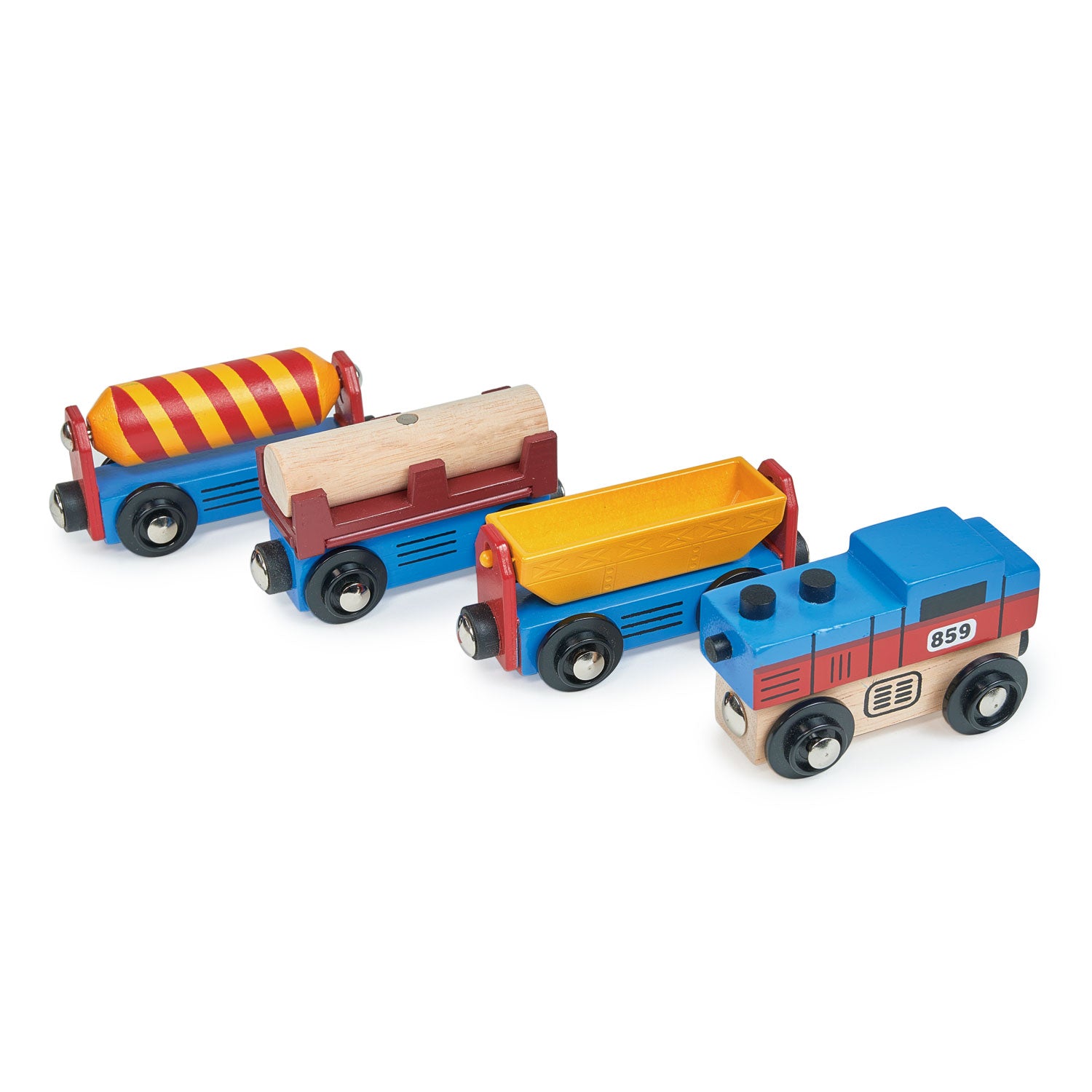 The Cargo Train Set Wooden Toy