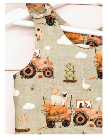 Sage Farm Ride  Romper from Freckles & Daisies