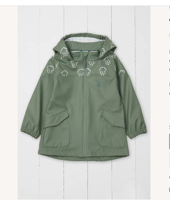 Khaki Colour Changing Rain Jacket Grass & Air