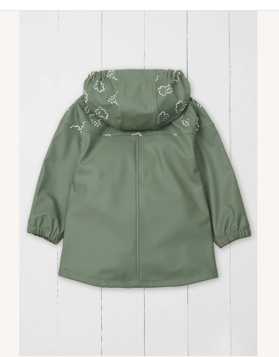 Khaki Colour Changing Rain Jacket Grass & Air
