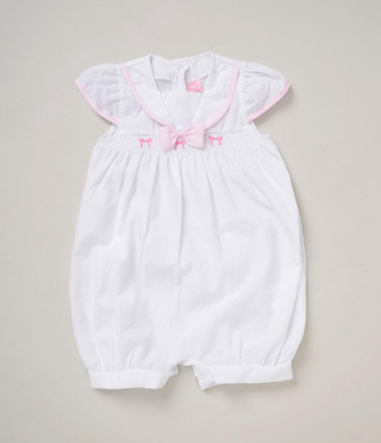 Rock-a-Bye Baby White Romper