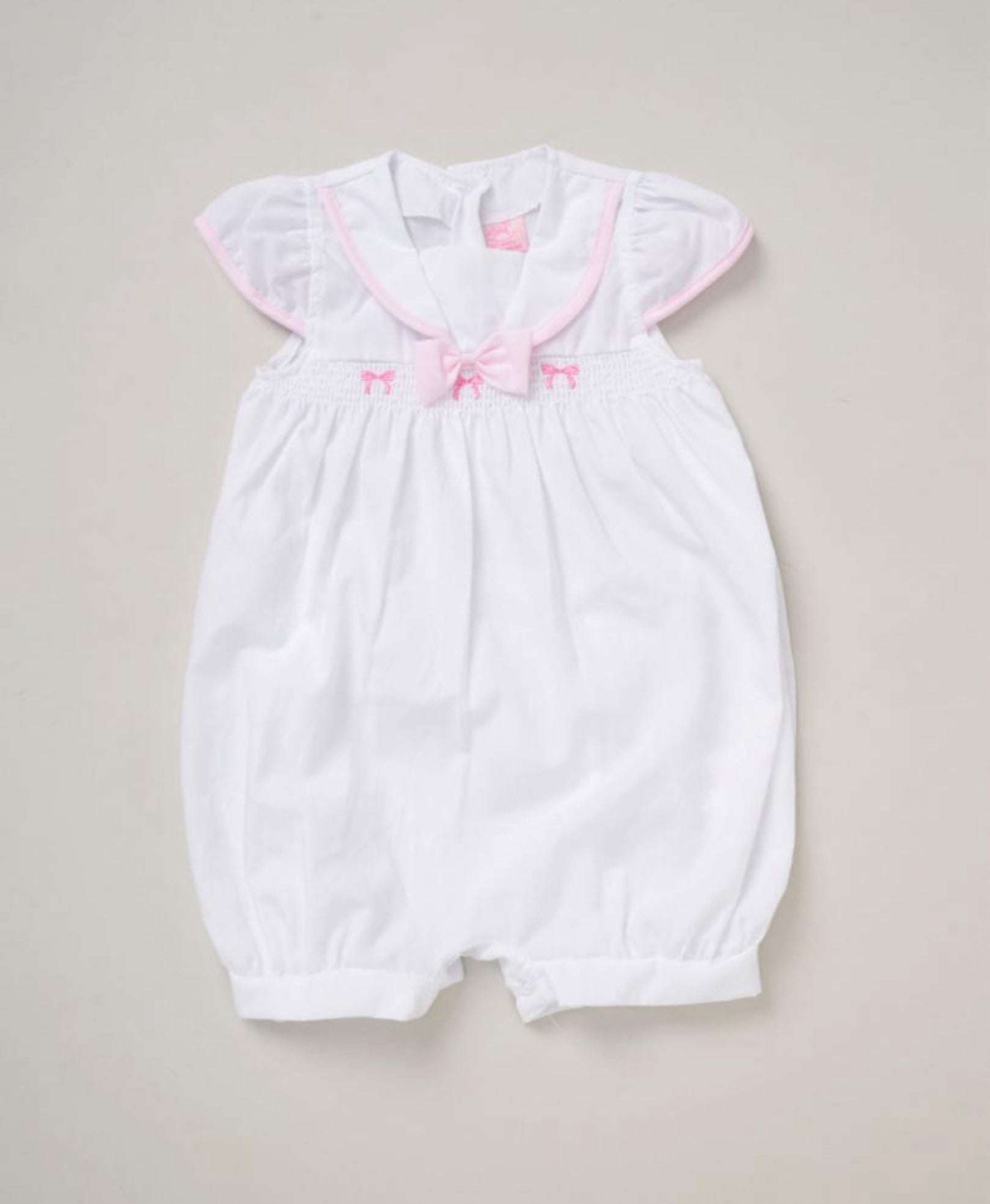 Rock-a-Bye Baby White Romper