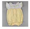 Rock-a-Bye Baby Lemon Yellow Summer Romper