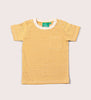 SALE Soft Gold Striped Short Sleeve top Little Green Radicals