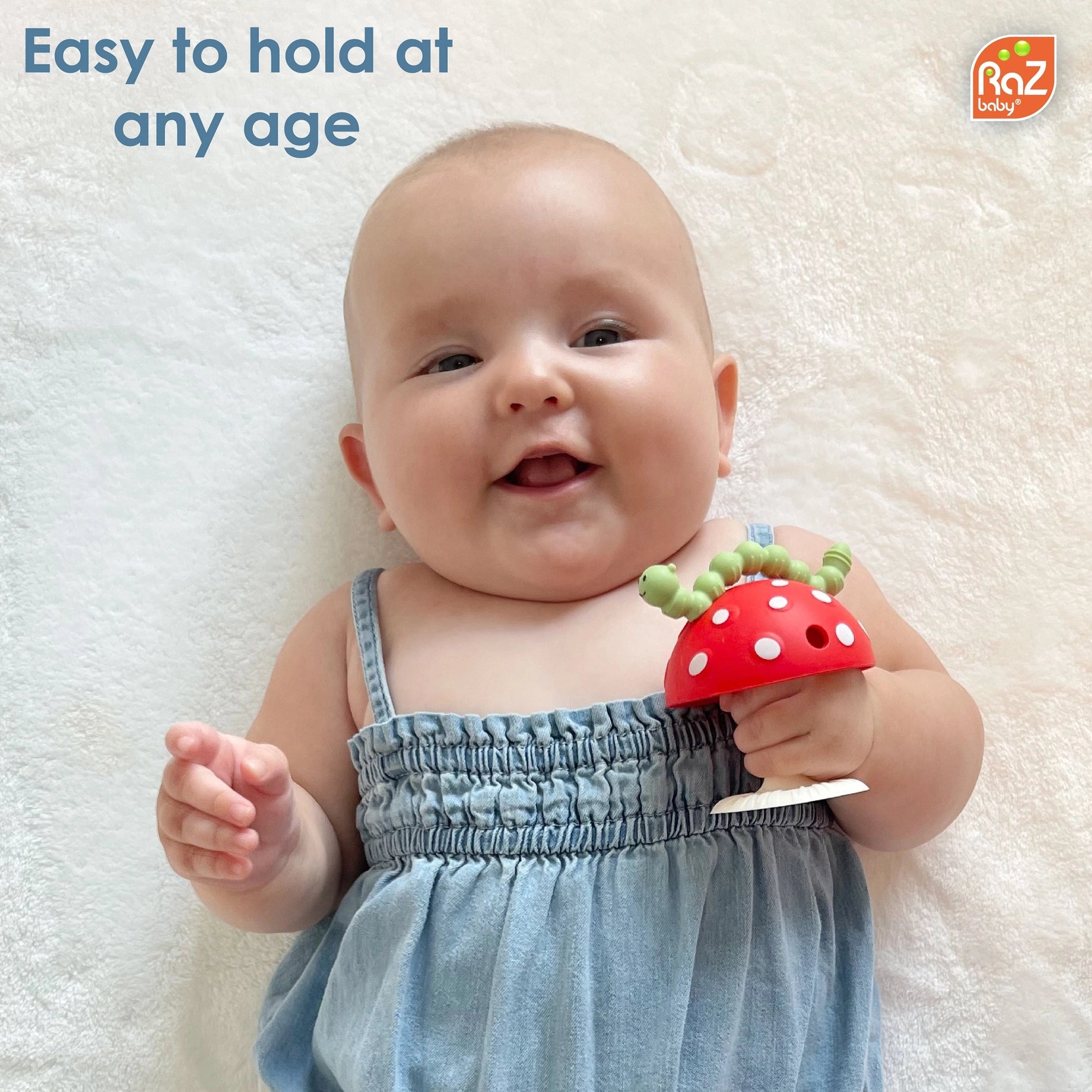 Choppy Mushroom Grip Baby Teether
