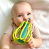 Raz Pear Grip Baby Teether & Rattle