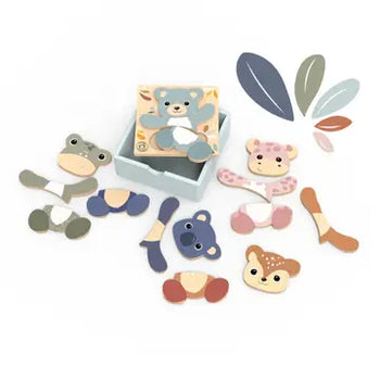 Dress Up Mix Puzzle Wooden Toy Speedy Monkey