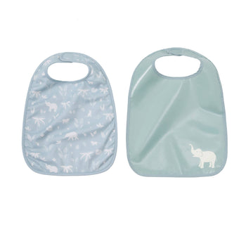 BTL Set of 2 Bibs - Green Tropic