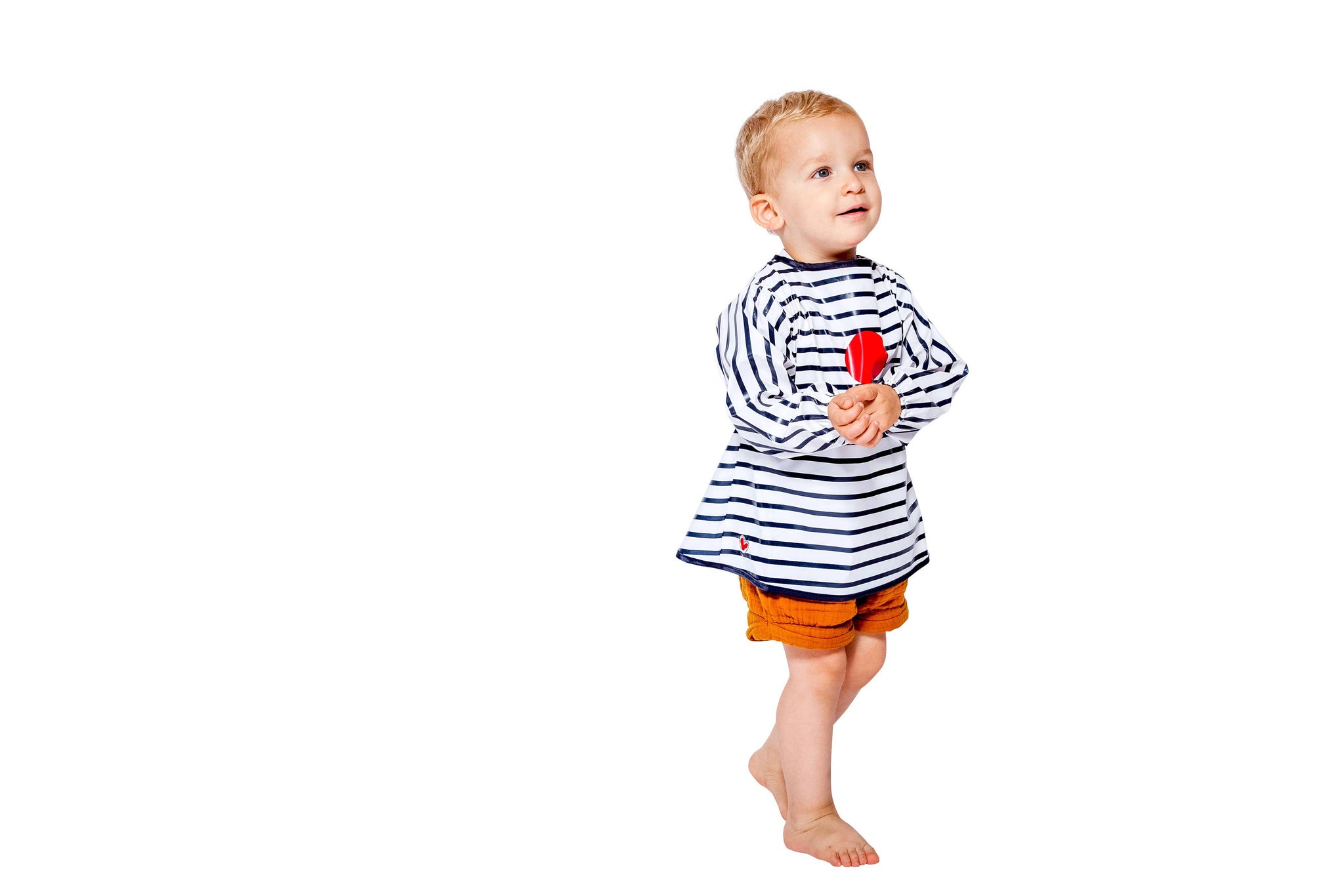 BTL Waterproof Smock - Blue Stripes