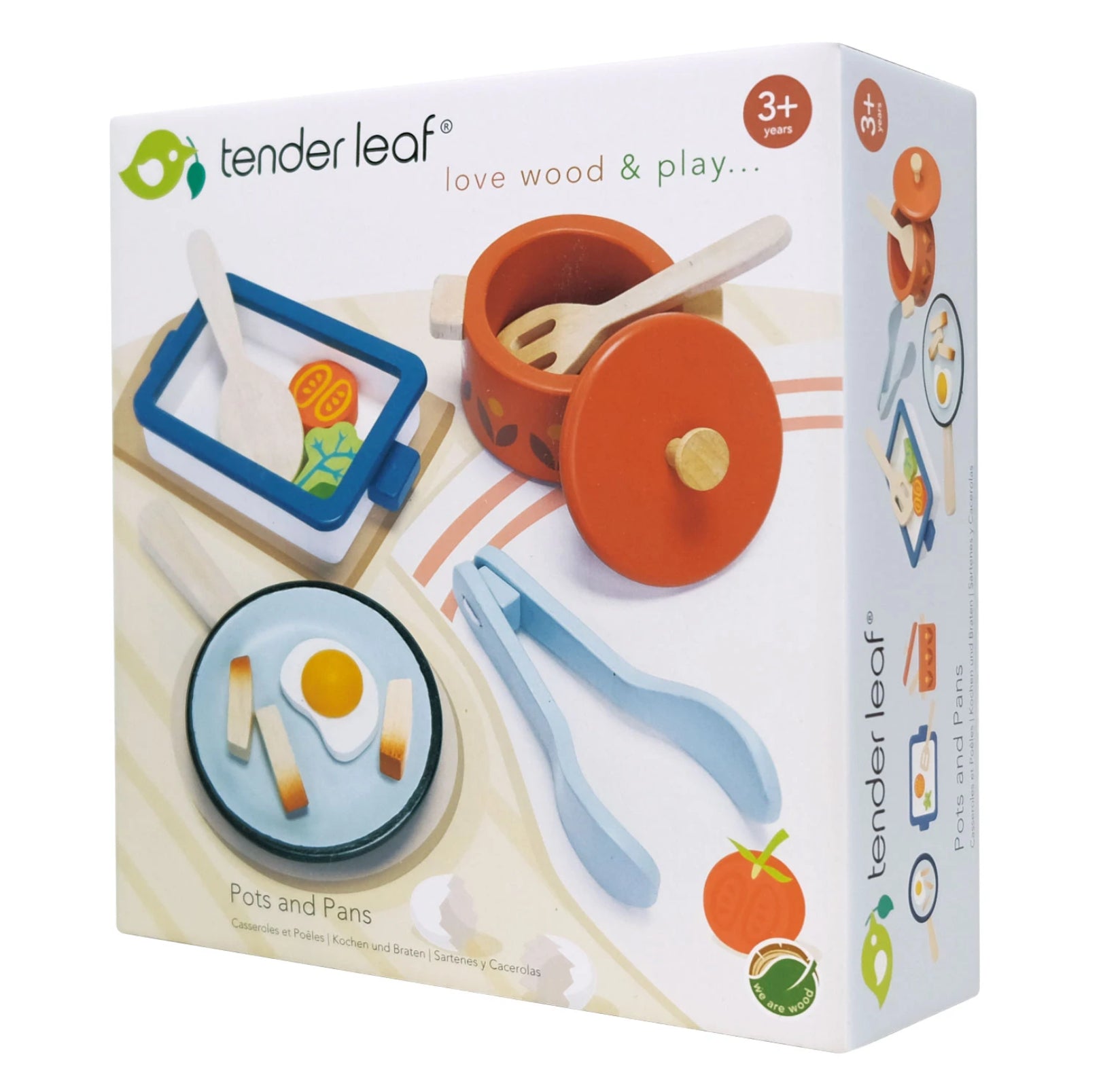 Tenderleaf Toys Pots and Pans Wooden Toy