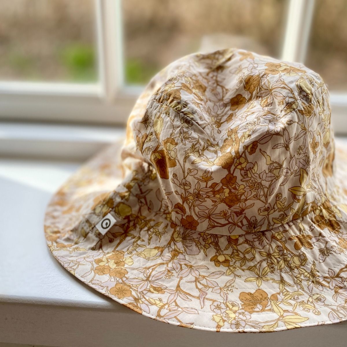 Musli SALE Poplin Buttercream Floral Sun Hat
