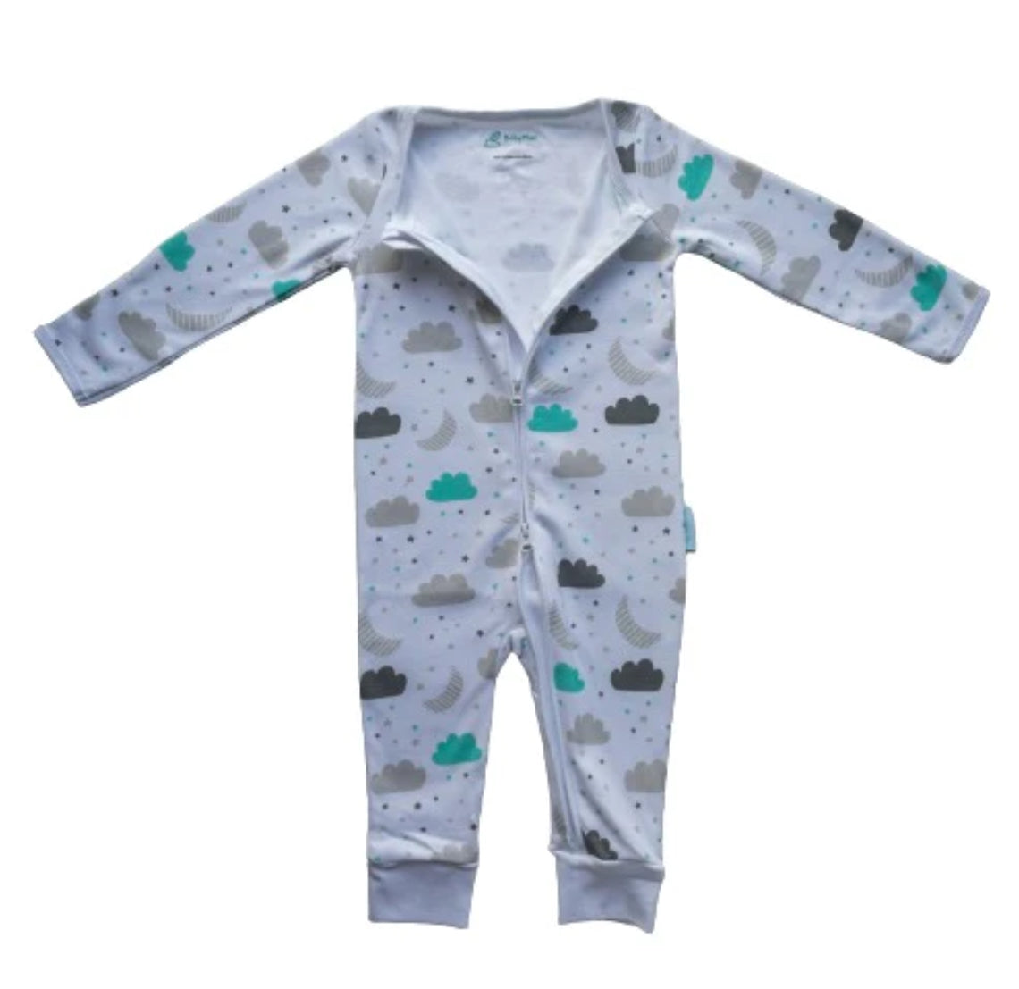 BabyMac Organic Cotton Sleepsuit Cloud Design
