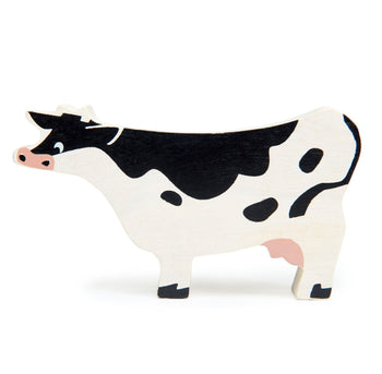 Tenderleaf Toys Farmyard Cow Wooden Toy