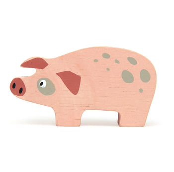 Tenderleaf Toys Farmyard Pig Wooden Toy