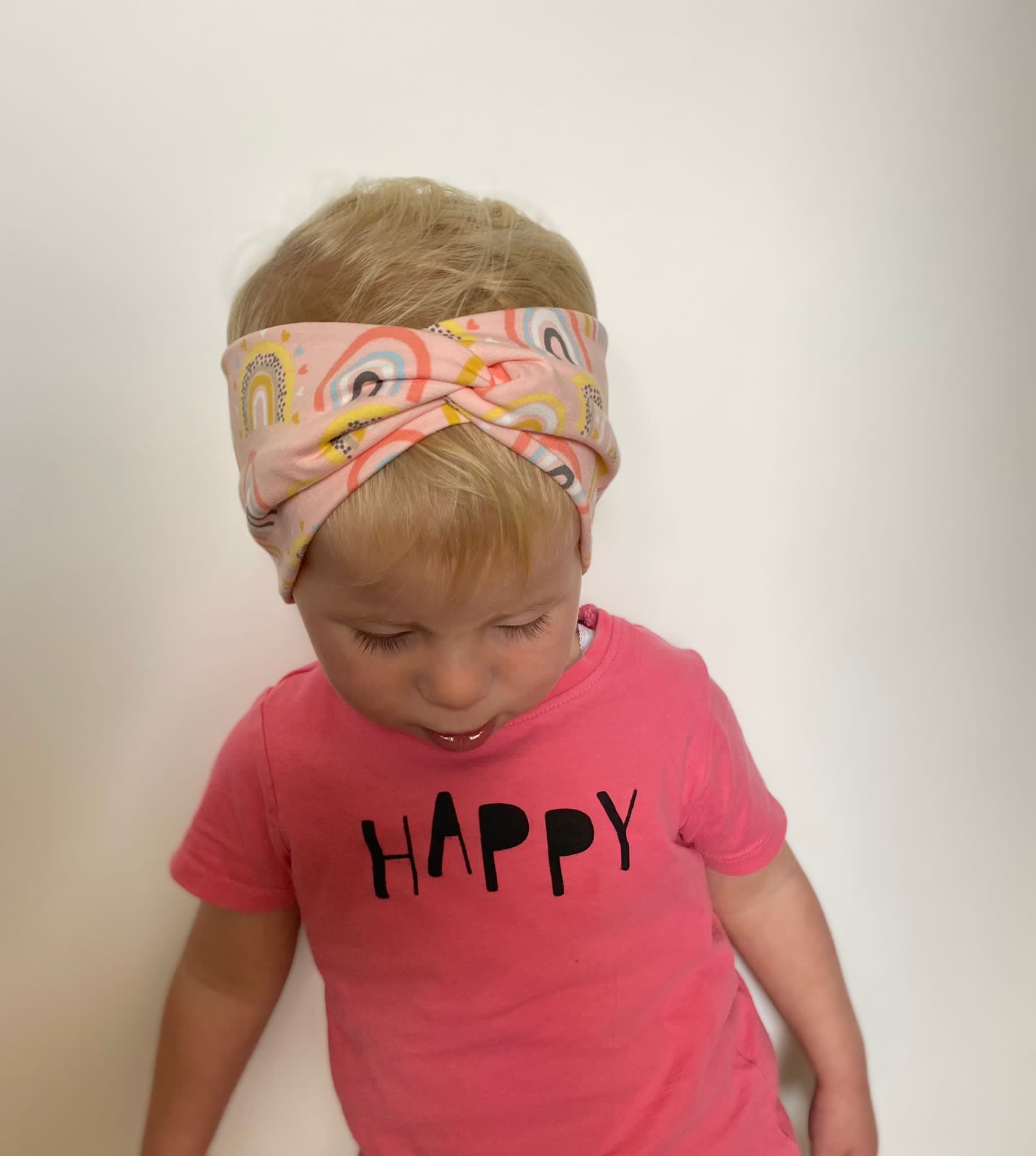 Headband Rainbows Print from Cup of Sew