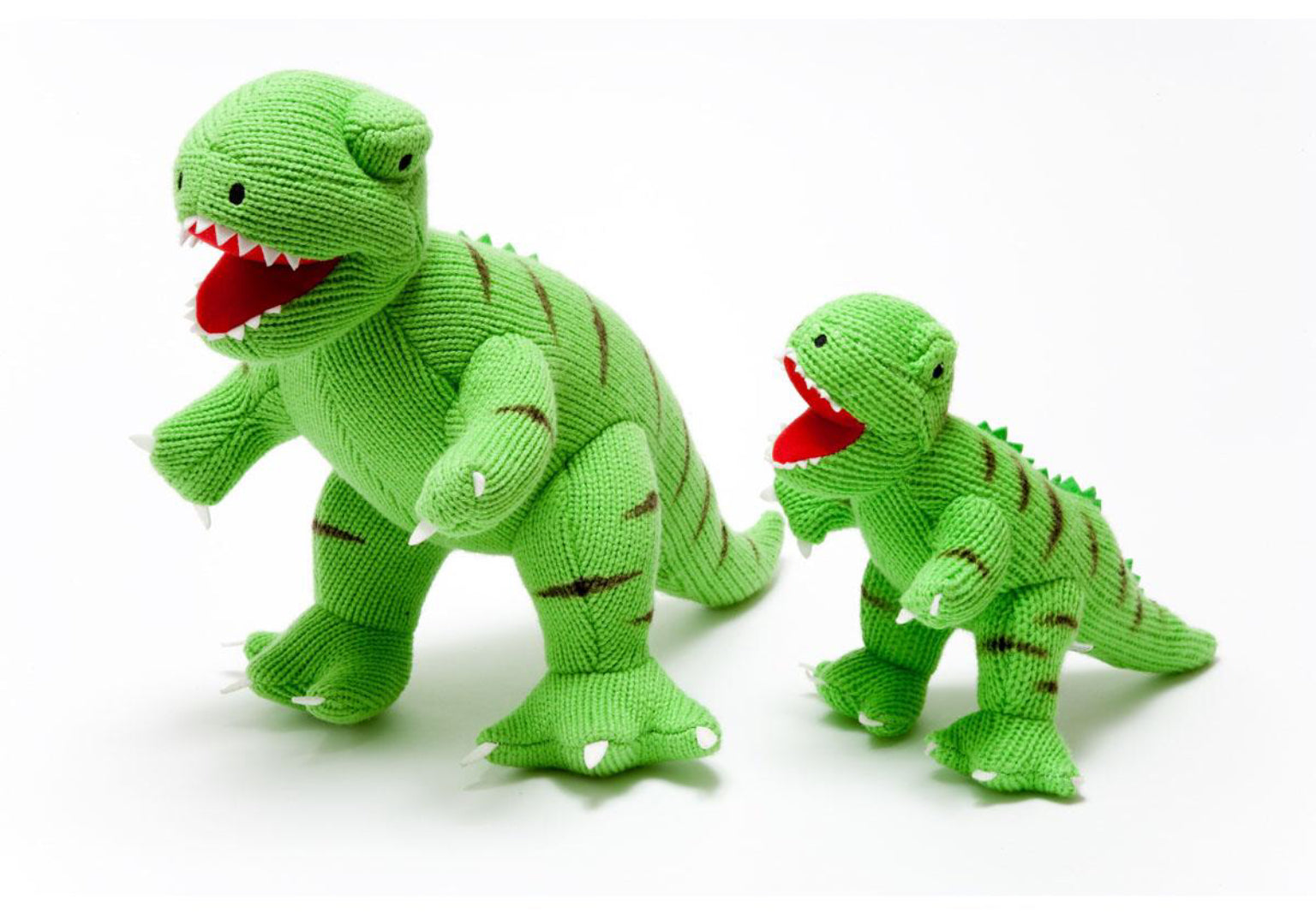Large Knitted T-Rex  Dinosaur Toy