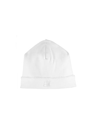 Emile et Rose Baby White Pull On Hat Genesis
