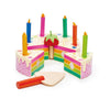 Tenderleaf Toys Rainbow Birthday Cake Wooden Toy