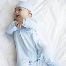 Emile et Rose Baby Malcolm Baby Boys Blue Babygrow & Hat