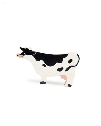 Tenderleaf Toys Farmyard Cow Wooden Toy