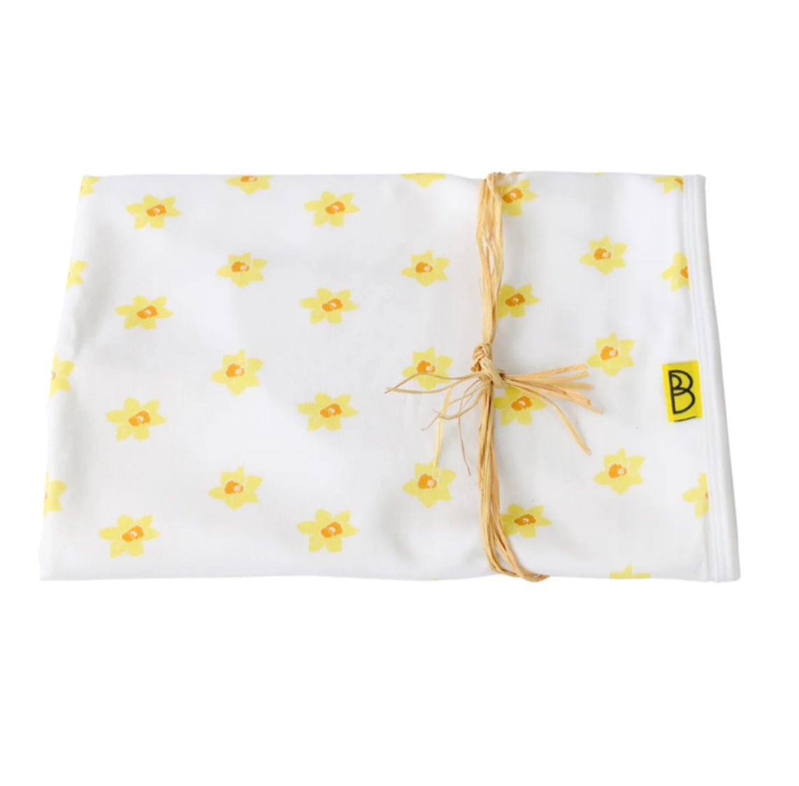 Babi Bw Welsh Daffodil Print Blanket