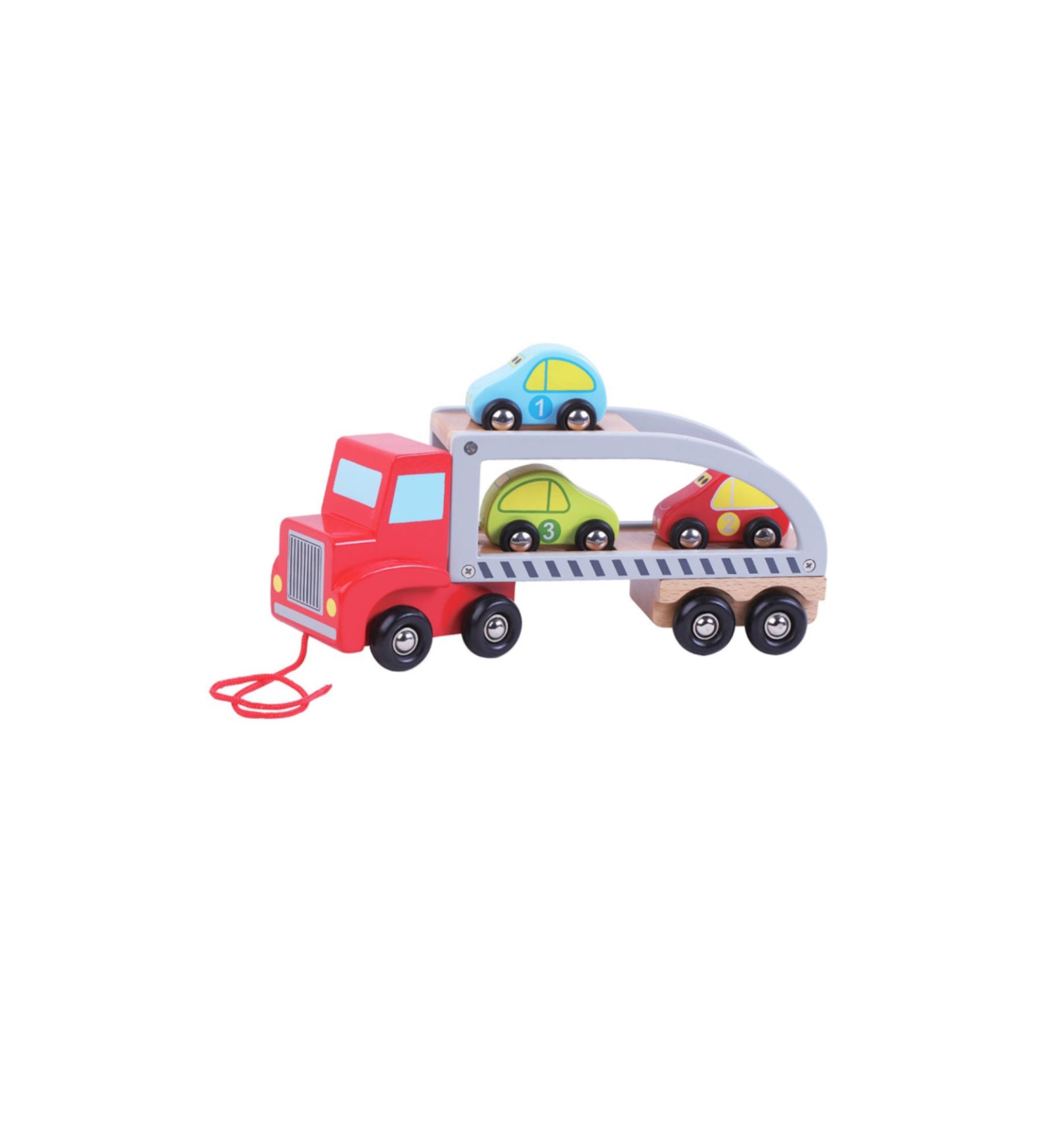 Jumini Wooden Car Carrier Toy