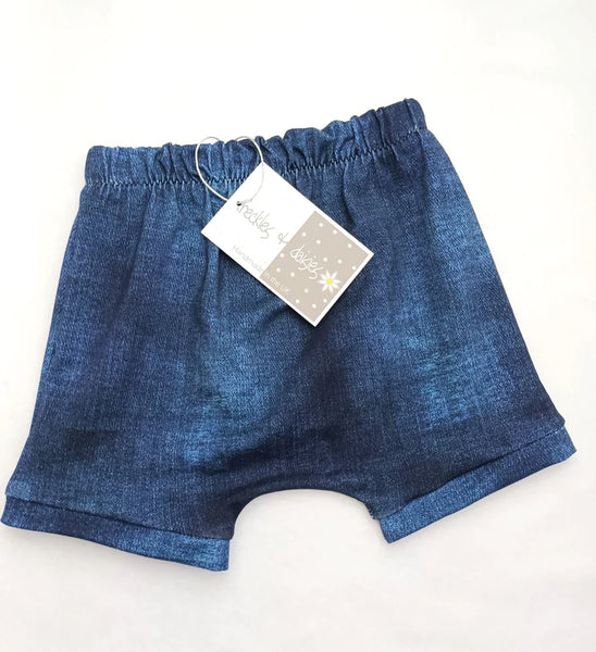 SALE Denim Look Jersey Shorts from Freckles & Daisies