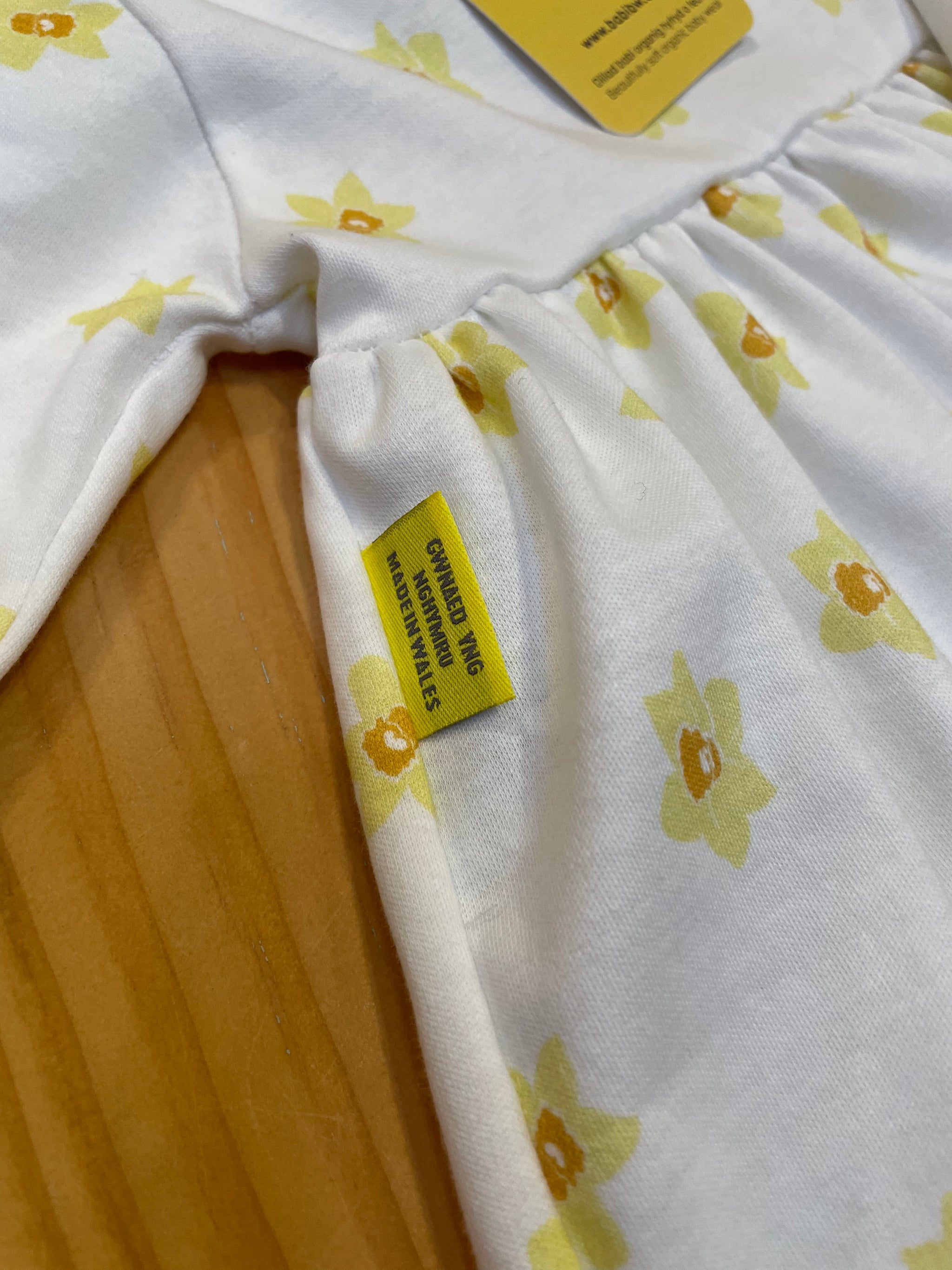 Babi Bw Welsh Daffodil Print Dress