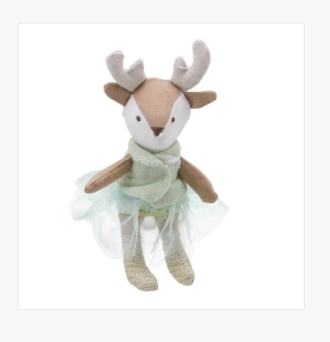 Wilberry Toys Collectables Little Deer Girl Dressed Toy