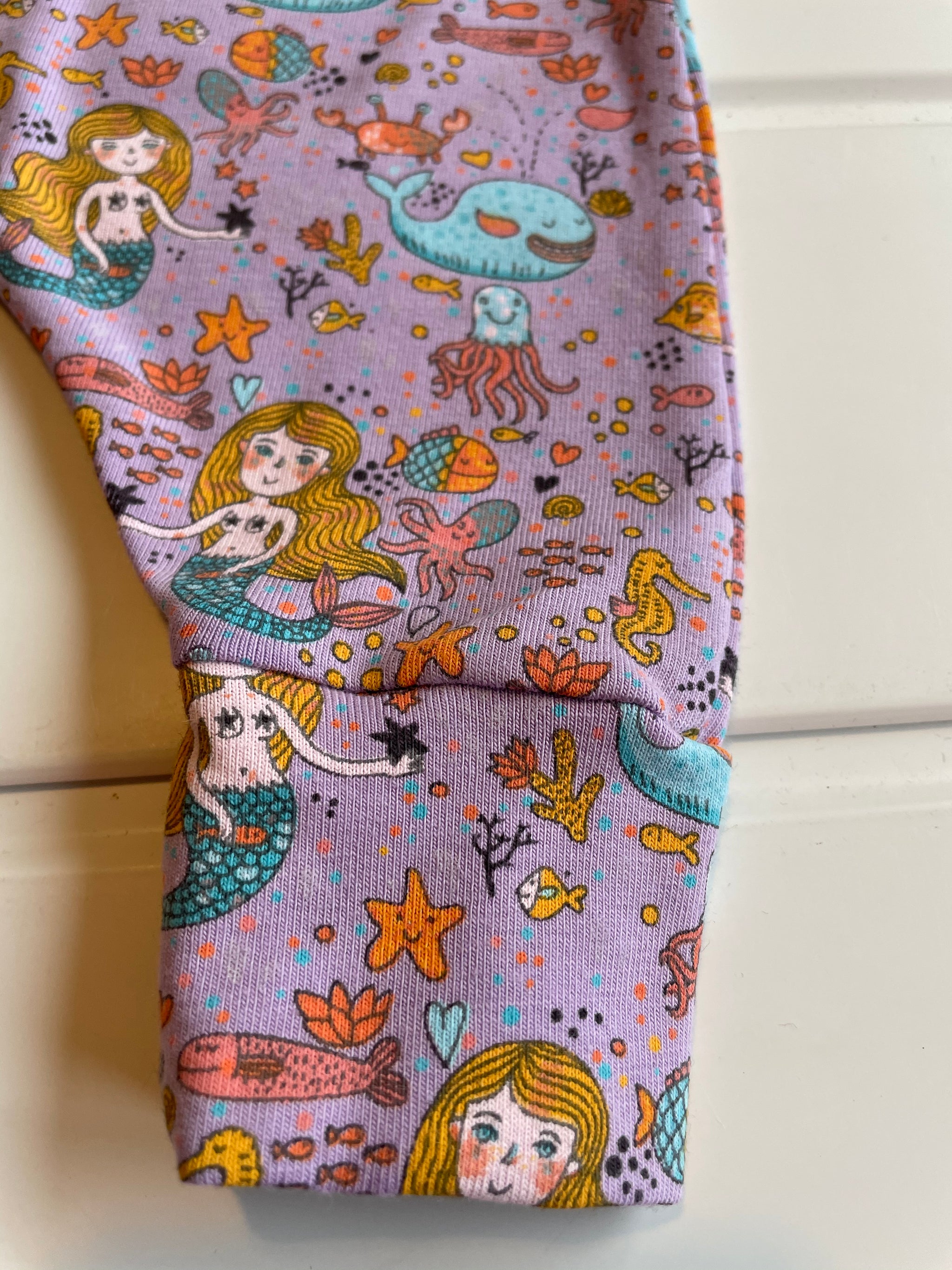 Baby Harem Leggings Mermaid Print from Cup of Sew