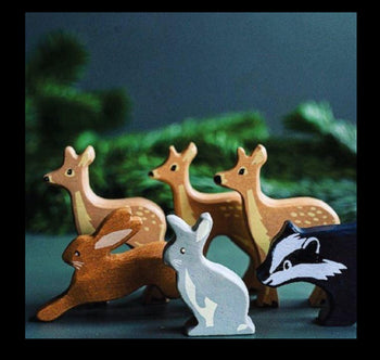 Tender Leaf Toys Woodland Animals  Rabbit Wooden Toy