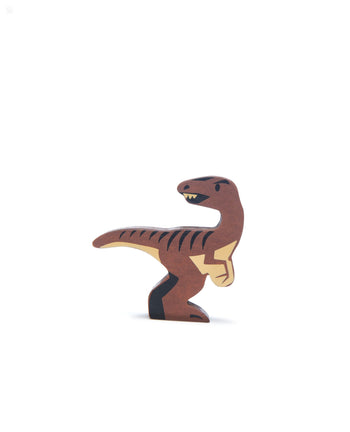 Tender leaf Toys Velociraptor Wooden Dinosaur Toy