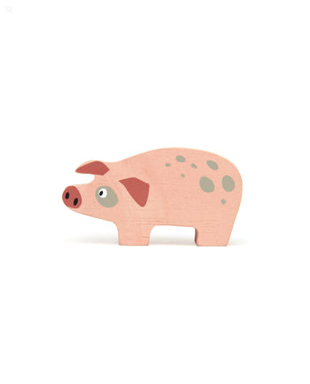Tenderleaf Toys Farmyard Pig Wooden Toy