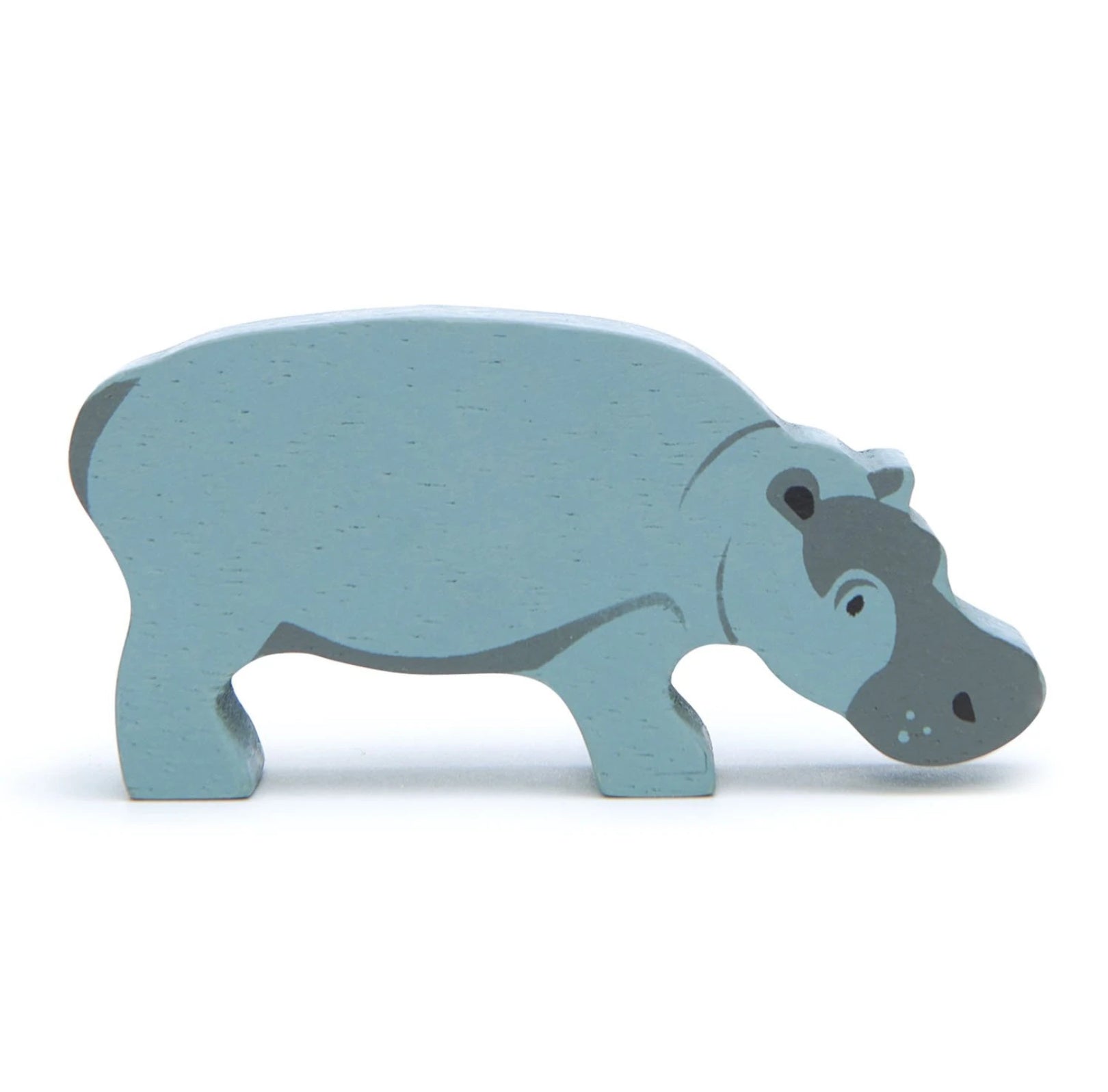 Tender Leaf Toys Safari Animals Hippopotamus  Wooden Toy