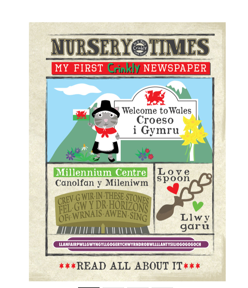 Nursery Times Crinkly Newspaper - Welcome To Wales