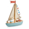 Tenderleaf Toys Wooden Sailway Boat